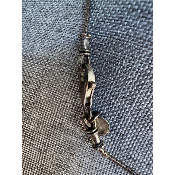 Silpada Sterling Silver Textured Pendant Necklace With Lobster Clasp - Picture 4 of 8